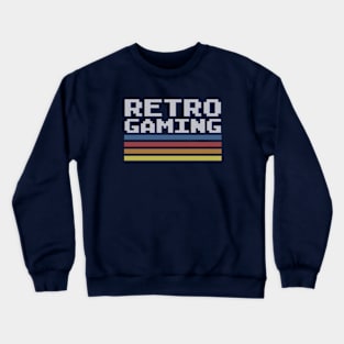 Retro Gaming: A Retro Stripes Crewneck Sweatshirt